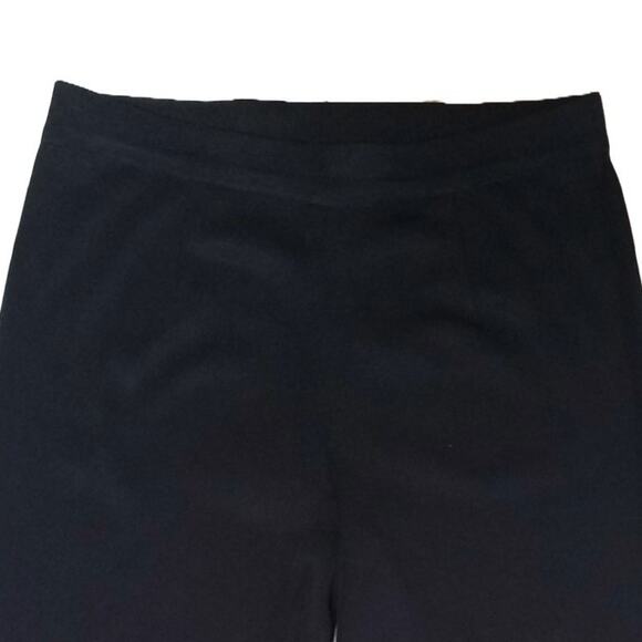 Exclusively Misook Womens Size Small Elastic Waist Dress Pants Black HIgh Rise - Picture 2 of 6